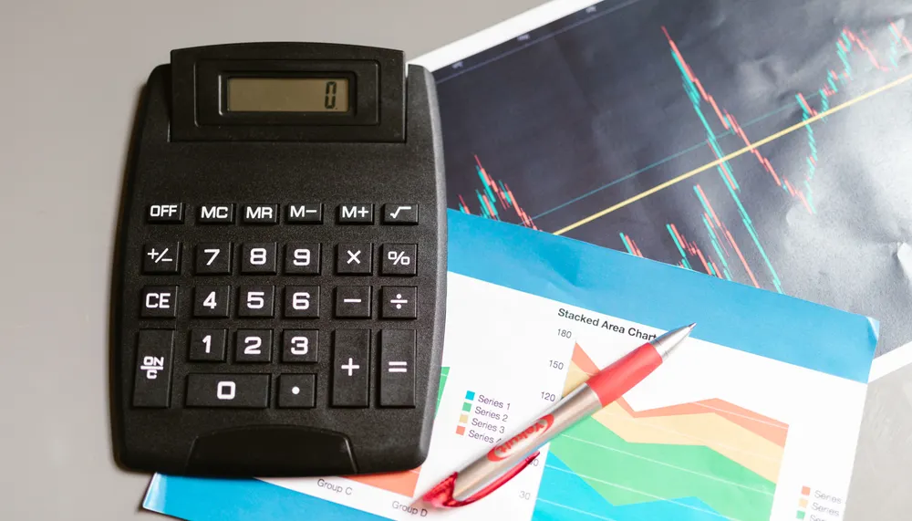Different sales totals appearing on the same merchant processing statement.