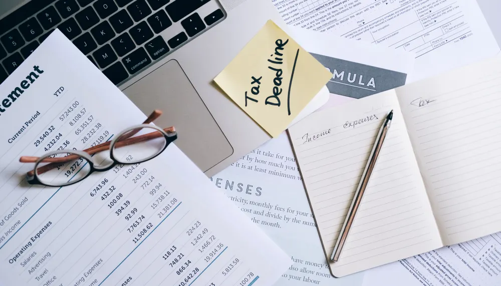 Negative amounts appearing in different sections of a merchant processing statement.